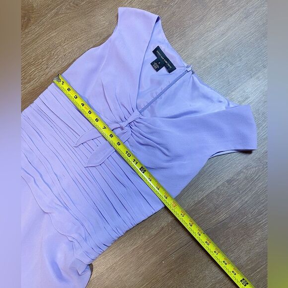 Y2K Mother of the Bride Silk Lavender Ruched Dress Prom Wedding Guest Homecoming - Picture 7 of 10